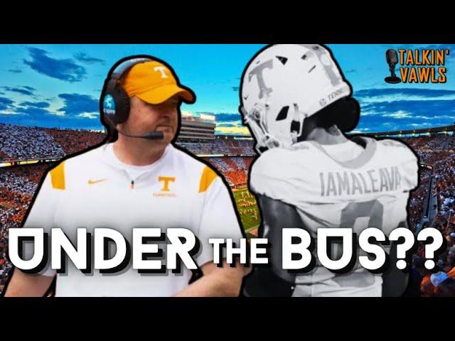 Under the Bus?? | Tennessee Vols Football