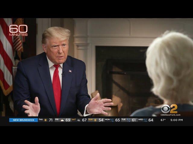 White House Releases Video Of President Trump's Interview With 60 Minutes