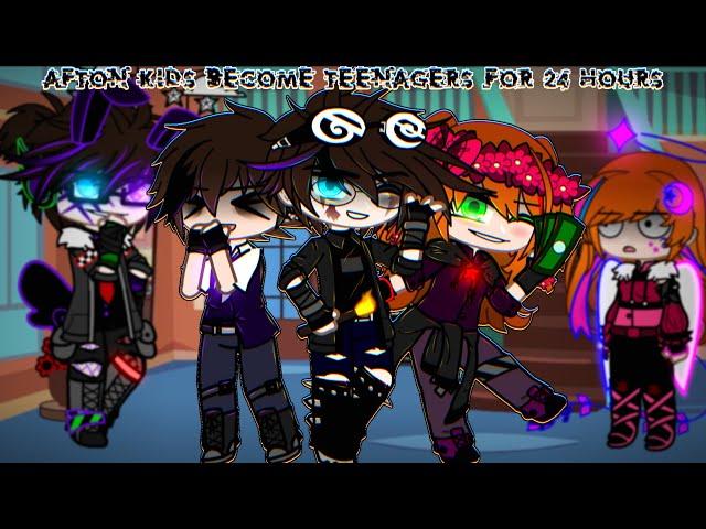 Afton Kids become Teenagers for 24 hours // FNaF // Sparkle_Aftøn