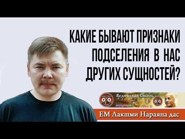 Признаки подселения в нас других сущностей. Леонид Тугутов. Лакшми Нараяна дас. Лекция семинар