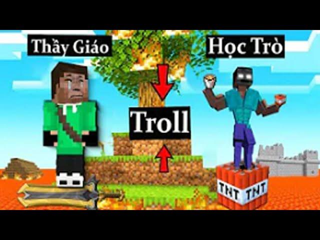 Anh Đen Xì Xì Và Thầy Giáo Troll Em Sinh Đôi Của Thầy Phải Khóc Thét - Siêu Hài Hước 