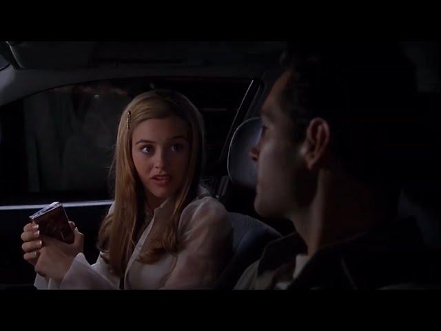 josh drives cher and tai home - clueless (1995)