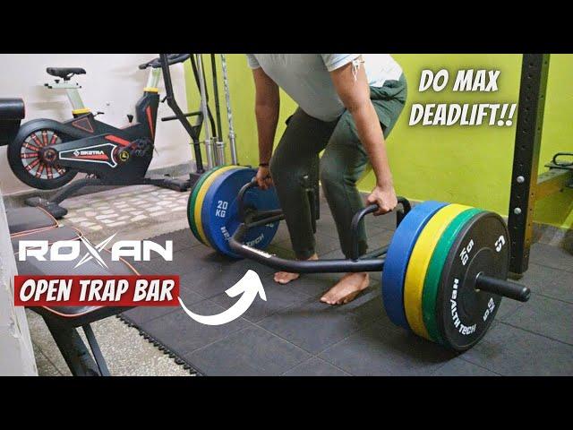  Rs 10,000 मे क्या मिला मुझे? Roxan Sports Open Trap Bar Review in India | ️‍️Good For Deadlifts!