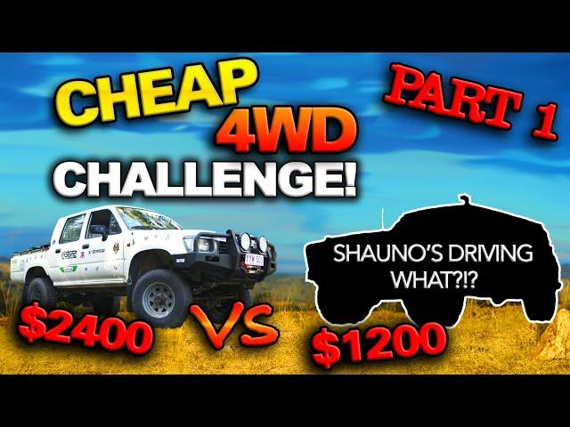 Two 4WDs Bought & Built for UNDER $5k! You won't believe what 4x4 Shauno's Driving! EPISODE 1