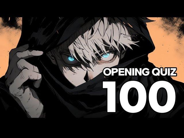 [오프닝 퀴즈 100문제]  스피디하게 가보자고!!! | ANIME OPENING QUIZ 100