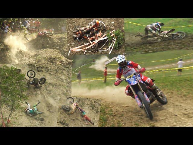 Enduro GP Italy 2024 / The Show of the Fastest Riders in the World / Many Crashes & Mud Party