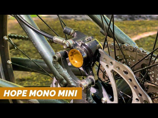 Upgrading My Kona Chute To Disc Brakes - Hope Mono Mini Brake Upgrade