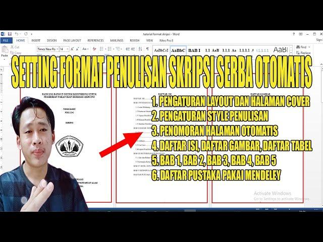 SETTING FORMAT PENULISAN SKRIPSI SECARA OTOMATIS DI WORD | BARU 2023