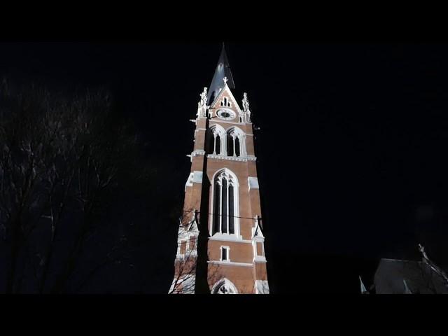 Graz (A-St) Herz-Jesu Kirche Läuten zur Vorabendmesse