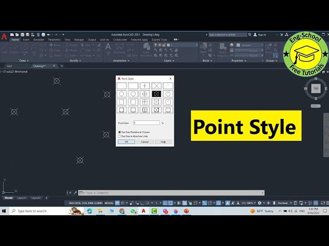 How to Change Point Style in AutoCAD