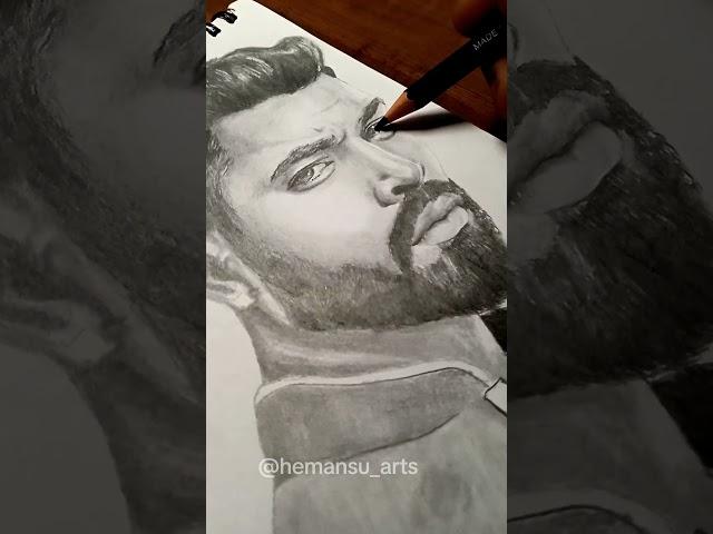 "Hardik Pandya in Pencil  | Time-Lapse Art"#HardikPandya #SketchArt #CricketStar #shorts