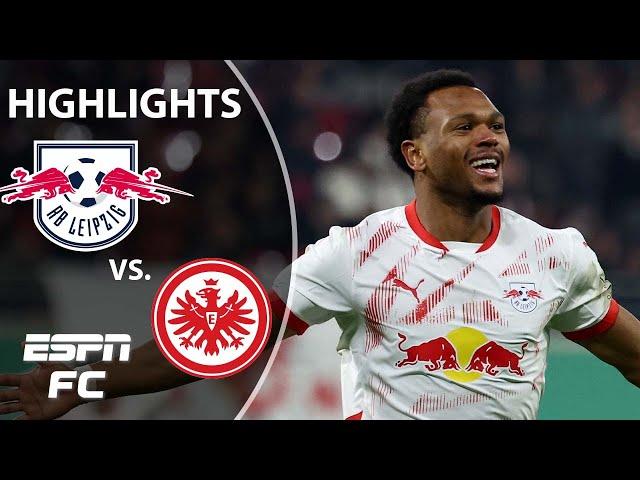  DOMINATION  RB Leipzig vs. Eintracht Frankfurt | German Cup Highlights | ESPN FC