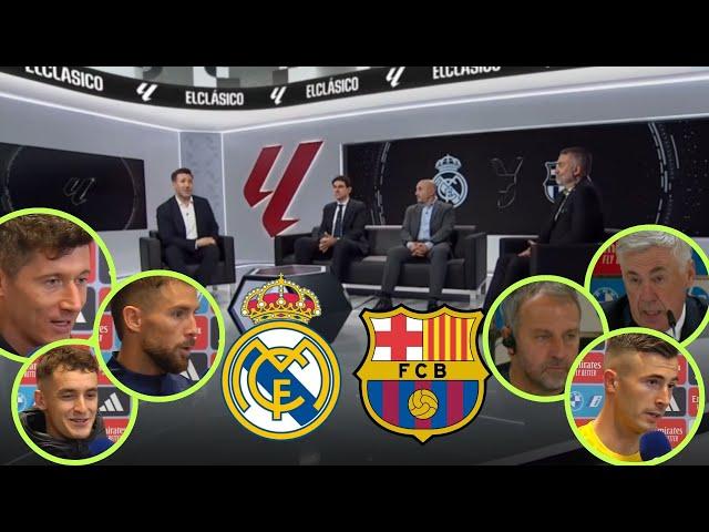 Real Madrid vs Barcelona 0-4 Post Match El Clásico | All Reactions Lewandowski, Casadó, Ancelotti