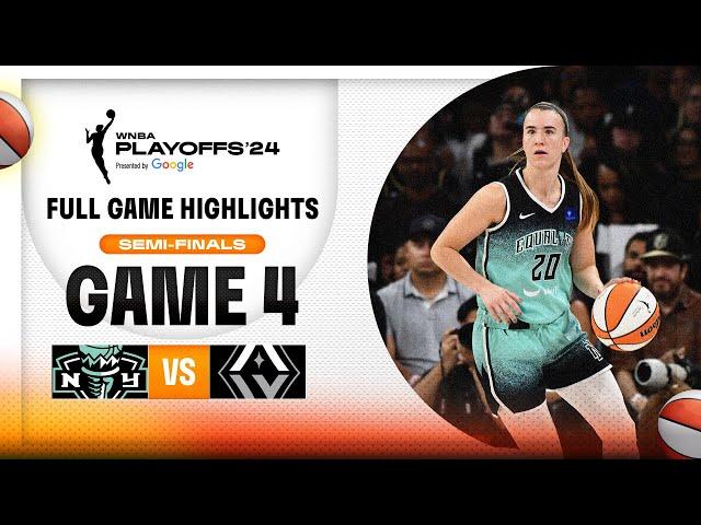 New York Liberty vs. Las Vegas Aces | FULL GAME HIGHLIGHTS | October 6, 2024