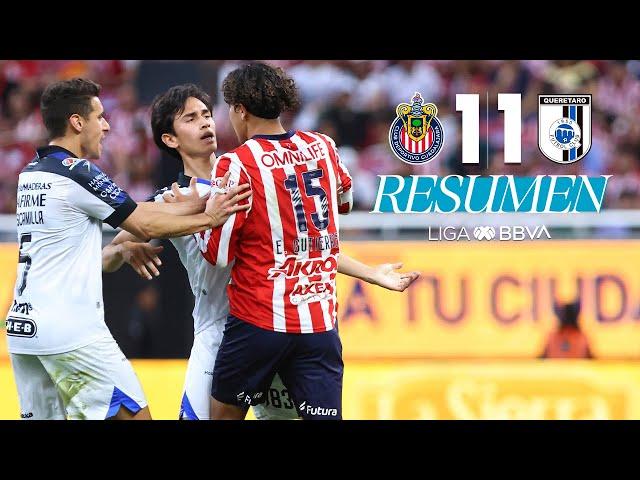 CHIVAS 1-1 QUERÉTARO J5 | Intenso empate en Guadalajara | Clausura 2025