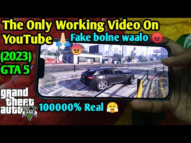 Finally GTA 5 On Mobile In 2024 | GTA V On Android Working 100 Real Play Now