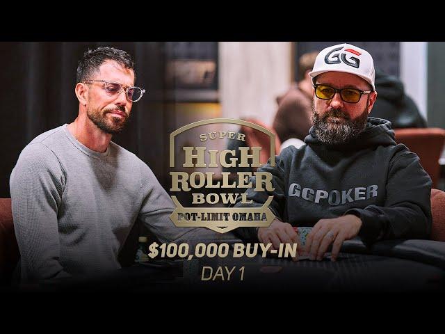 Super High Roller Bowl Pot Limit Omaha with Daniel Negreanu & Nick Schulman