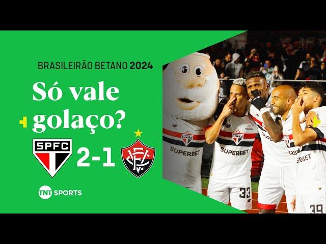 ERICK E WILLIAM GOMES FAZEM GOLAÇOS E LUCAS JOGA MUITO! SÃO PAULO 2 X 1 VITÓRIA | BRASILEIRÃO BETANO