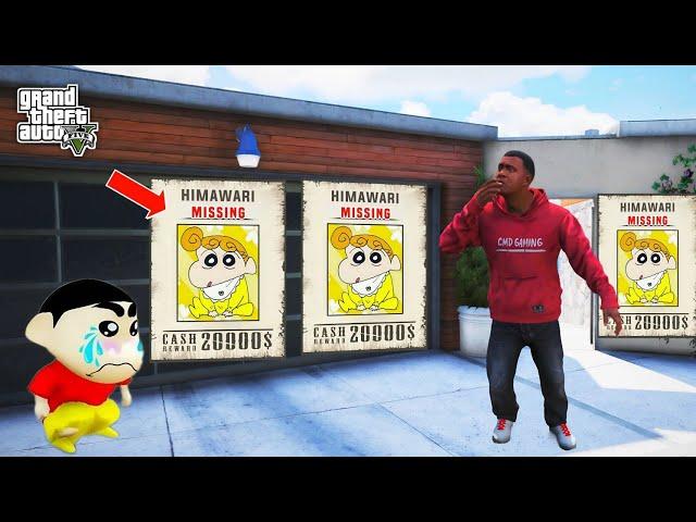 Franklin & Shinchan Try To Find Lost Himawari In GTA 5 | Himawari Missing In GTA 5  | Gta 5 Tamil