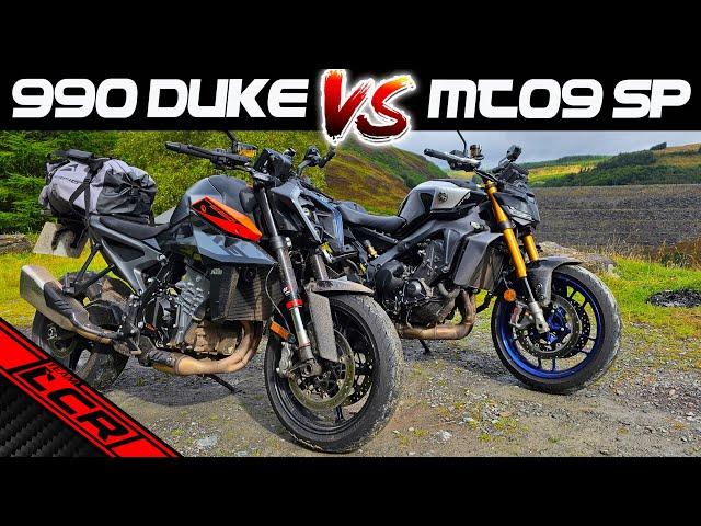 2024 Middleweight Naked Shootout!! | Yamaha MT-09 SP VS KTM 990 Duke