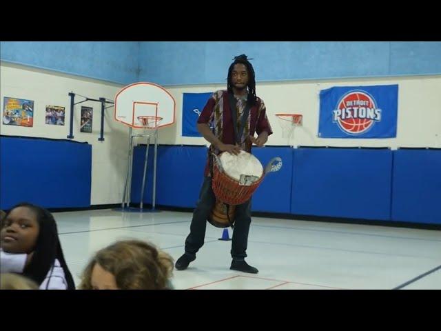 Djembefola Detroit @ Barth Elementary 2019 Part 1