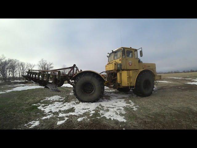 Кировец#К700.Вспашка зяби по морозу!!!Полная дичь,или норма?