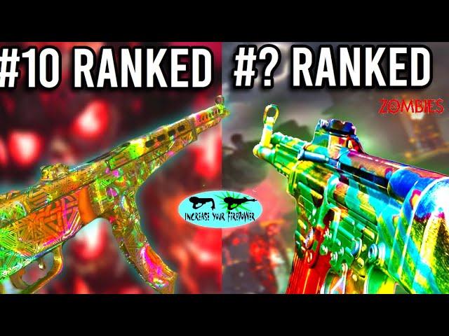 TOP 10 BEST PACK A PUNCHED Guns in Vanguard Zombies!