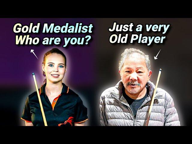 Very Confident PLAYER Thinks She CAN OTUSHINE 64-Year Old EFREN REYES