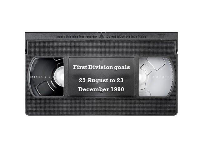 First Division goals 1990-91 VHS cassette vol 1