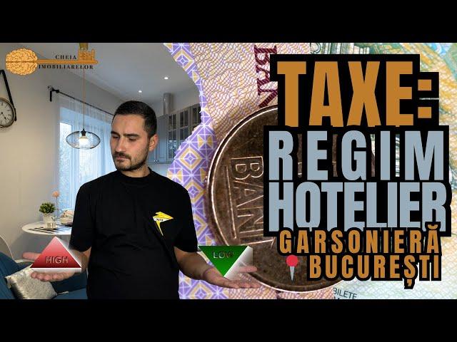 Ce taxe avem la o garsoniera in regim hotelier in Bucuresti in 2024? #regimhotelier #imobiliare