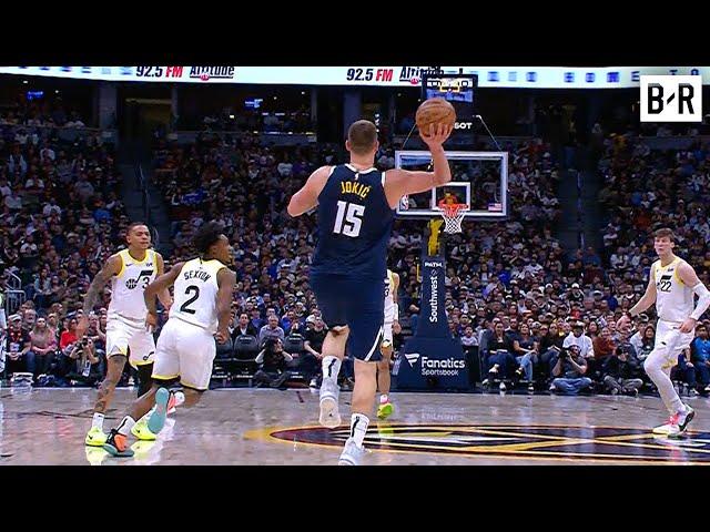 Nikola Jokić Makes Another 3/4 Court Heave to Beat the Halftime Buzzer 