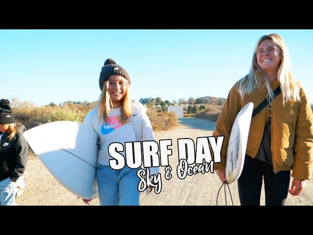 SURF DAY with SAWYER | Sky & Ocean Vlogs