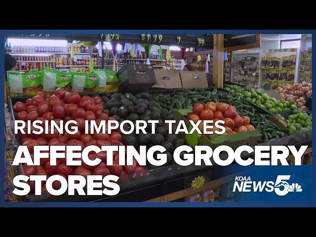 Cost of bringing in ingredients is climbing at grocery stores with tariffs in place