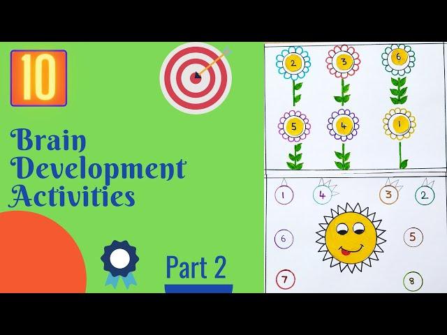 Part#2 | 10 Brain development activities for 3 to 6 years | Improve Concentration & Observation