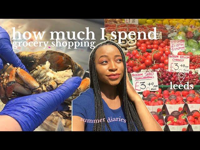 what I spend in a week at a "UK open market" vs "cheapest British supermarket"