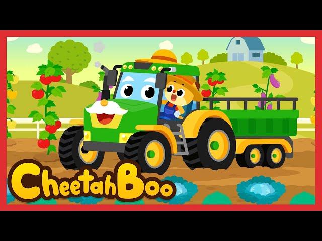 [NEW] Farmer of colorful seeds | Learn colors | Tractor song | Kids Song | #Cheetahboo