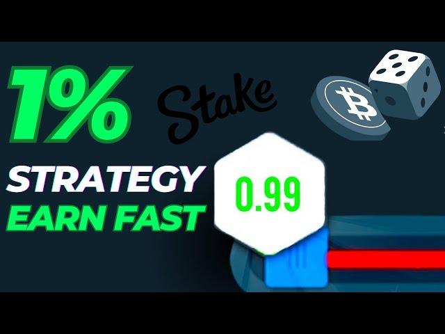 BEST 1% STRATEGY THAT EARNS MONEY ON DICE!