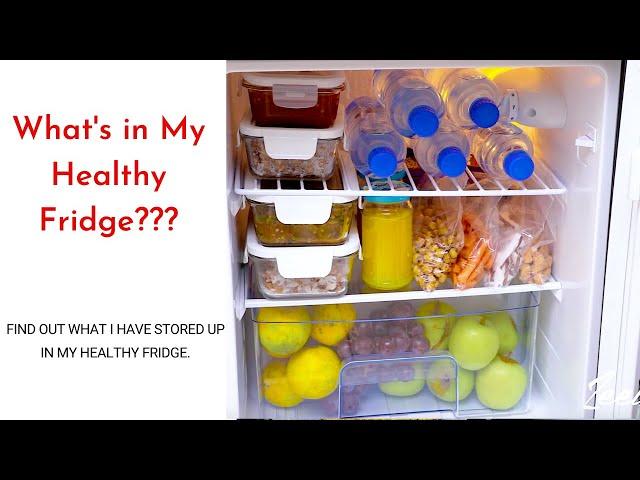 WHAT'S IN MY 'HEALTHY' FRIDGE - FRIDGE TOUR - ZEELICIOUS FOODS