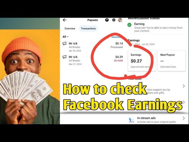 How To Check Facebook Earnings From Your Monetized Videos (How Much Facebook Pays Me)