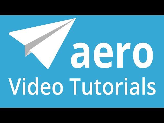 Running a Report in Aero