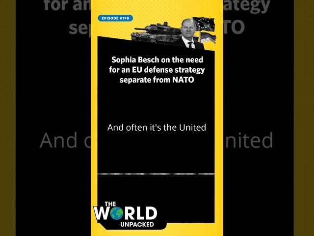 Should the EU have a separate defense strategy from NATO?