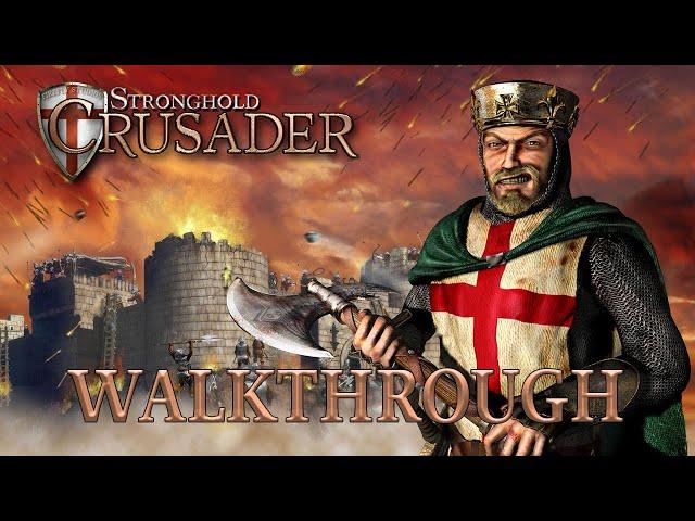 Stronghold Crusader Campaign Walkthrough - No Commentary 1080p [PC]