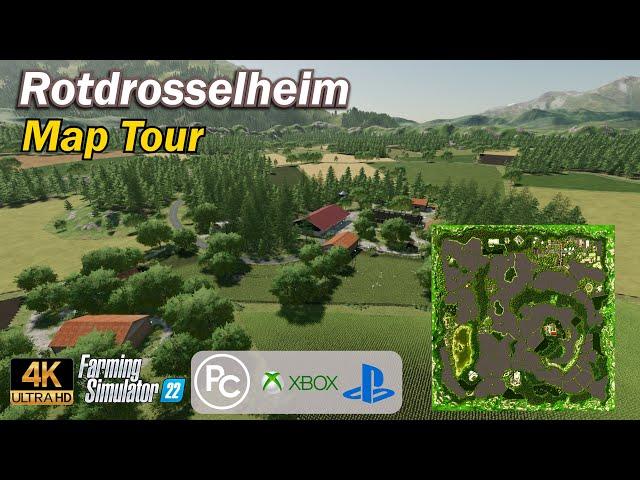 Rotdrosselheim | Map Tour | Farming Simulator 22