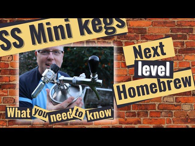 How to set up a stainless steel mini keg - Best tap and regulator for a stainless steel mini keg.