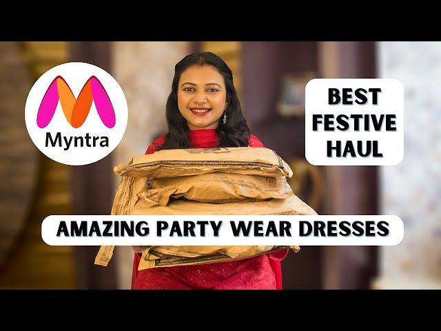 Best Myntra Festive Wear Haul | Myntra Party Wear Dress Haul