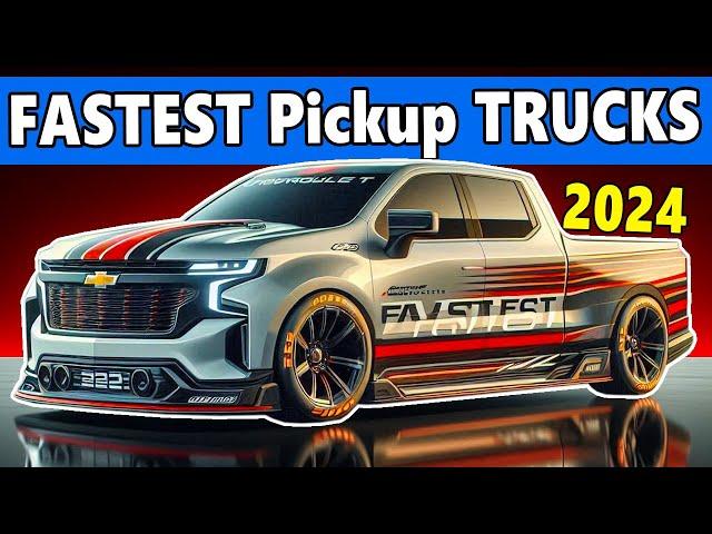 Speed Demons: The Fastest Pickup Trucks of 2024 #cars4indie