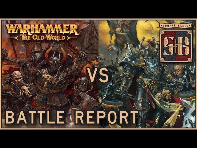 Who Will Be Our Chaos Champion? | Warhammer the Old World | Square Based Battle Report