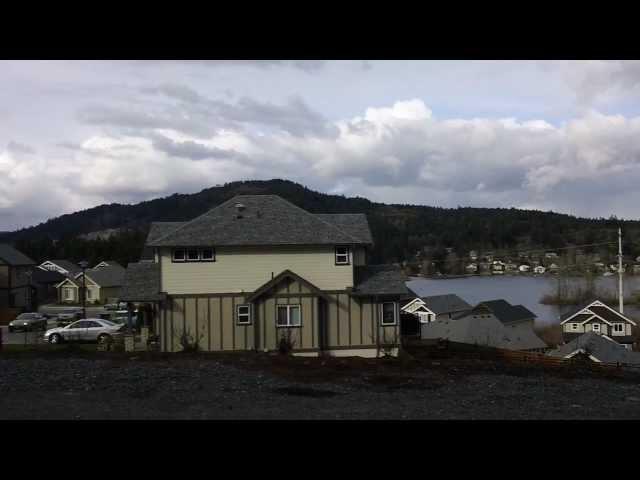 overlooking Langford Lake / new housing development (Westhills)