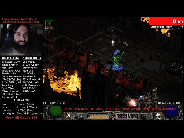 Absurd Diablo Drop! Diablo 2 D2 Vanilla LOD SP PlugY Solo-Self Found SSF Grail!