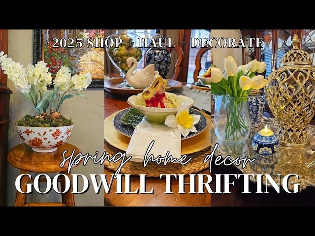 THRIFTING FOR VINTAGE HOME DECOR | *Must See* 2025 Spring Decor Finds!